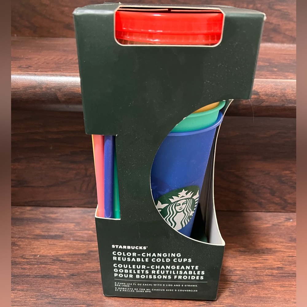 NEW Starbucks Color Changing Cold Cups Tumblers with lids Original 2020